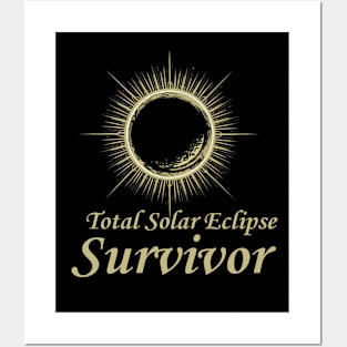 Total Solar Eclipse Survivor Posters and Art